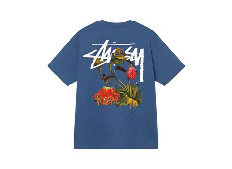 Stussy Withered Flower Tee Midnight