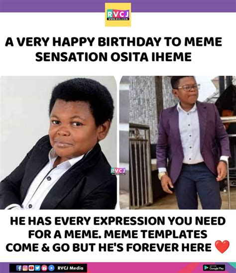 Tribute To Osita Iheme Rmemes