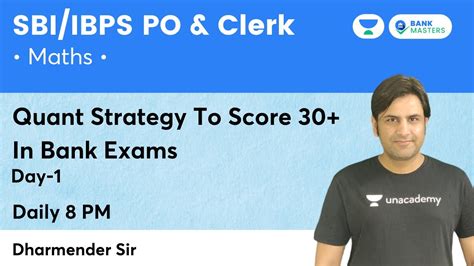 Quant Strategy To Score In Bank Exams Day Maths Target