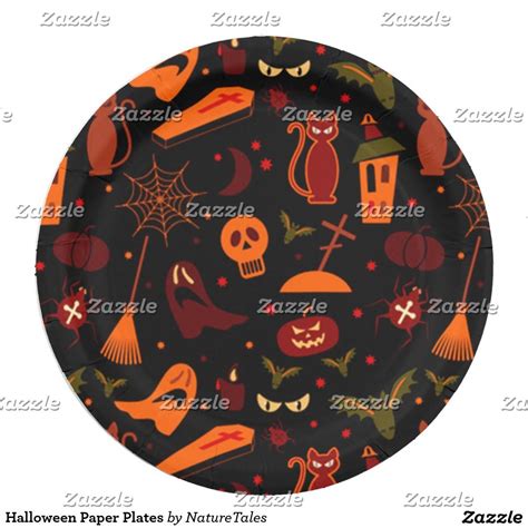 Halloween Paper Plates | Halloween paper, Paper plates party, Paper ...