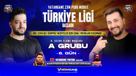 Vatangame Pubg Mobile Pmtl Sezon Eleme Ma Lari A Grubu G N Youtube