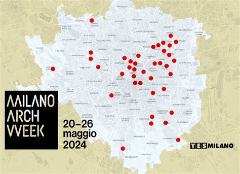 Mappa Milano Totale Milano Arch Week Urbanfile