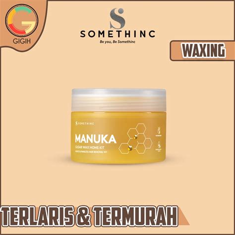 Jual SOMETHINC MANUKA SUGAR WAXING HAIR REMOVAL HOME KIT 200GR Shopee