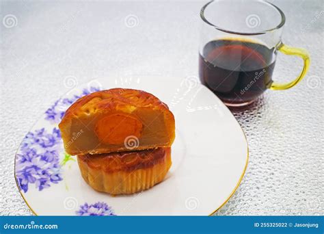 Traditional Food Moon Cake and Wine in Festival Stock Photo - Image of cake, home: 255325022