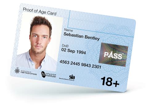 New pass card | The National Proof of Age Standards Scheme