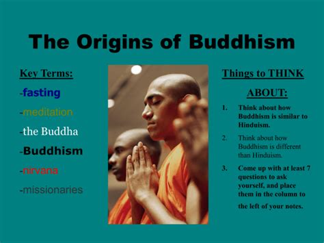 The Origins Of Buddhism