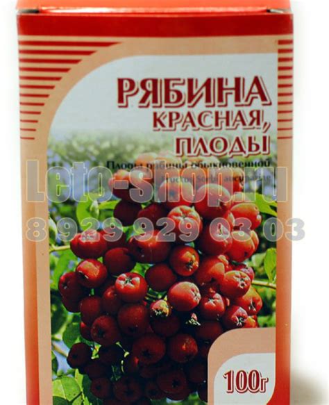 Плоды рябины купить в фито аптеке Лето-шоп