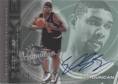 2001 02 Upper Deck Inspirations 109 Tim Duncan Tim Duncan Eddy