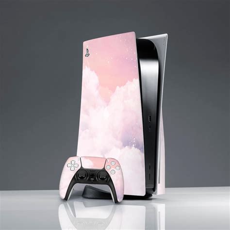 Ps5 Skin Pink Playstation 5 Skin Kawaii Sky Pastel Console And Etsy