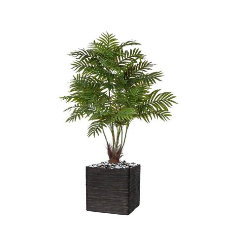 Palmier Areca Artificiel H Cm Troncs En Pot Realtouch Leroy Merlin