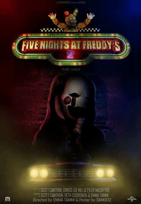 Fnaf 2 Movie Poster Rfivenightsatfreddys