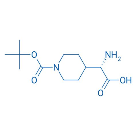 368866 11 9 S 2 Amino 2 1 Tert Butoxycarbonyl Piperidin 4 Yl Acetic