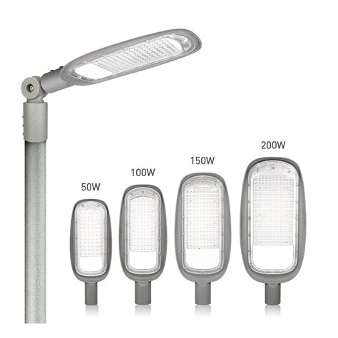 SMD Garden Outdoor LED Street Lights 50w 100w 150w AC Smart All Ine One