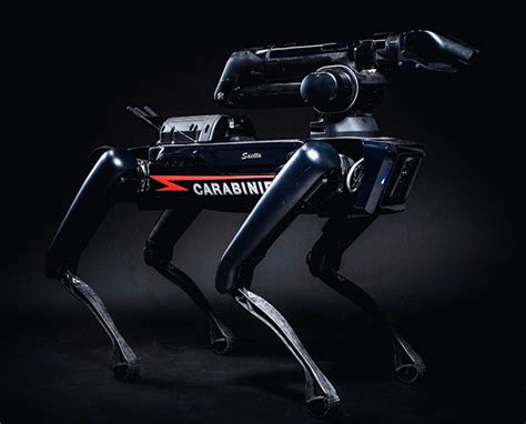 Saetta l Arma dei Carabinieri ha un cane robot per le situazioni più