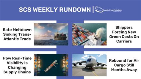 Supply Chain Solutions Llc On Linkedin Scs Weekly Rundown August 22nd 2023 Supply Chain