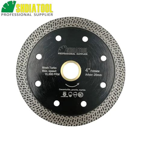 SHDIATOOL 105 115 125mm Hot Pressed Sintered Diamond Blade Cutting Disc