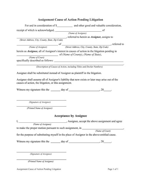 Assignment Agreement Sec Complete With Ease Airslate Signnow