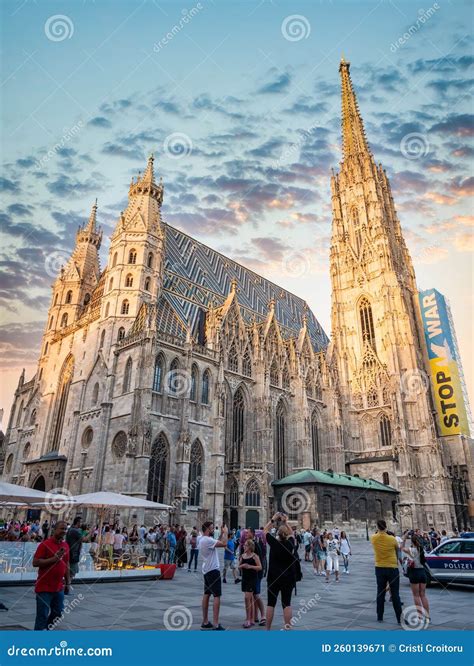 View with St. Stephen S Cathedral Medieval Roman Catholic Church