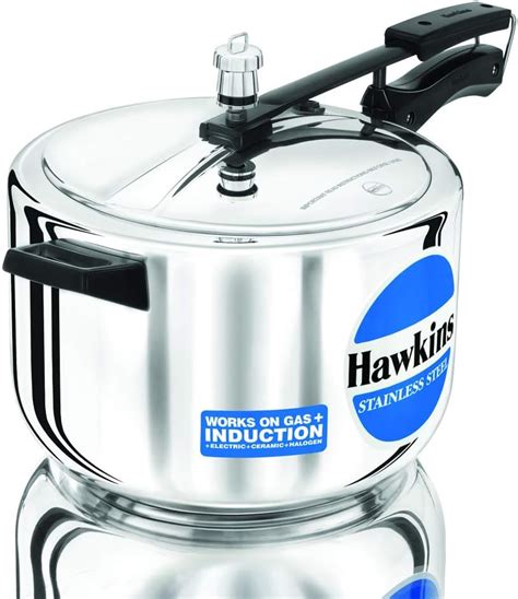 Hawkins Stainless Steel Induction Compatible Pressure Cooker Litre