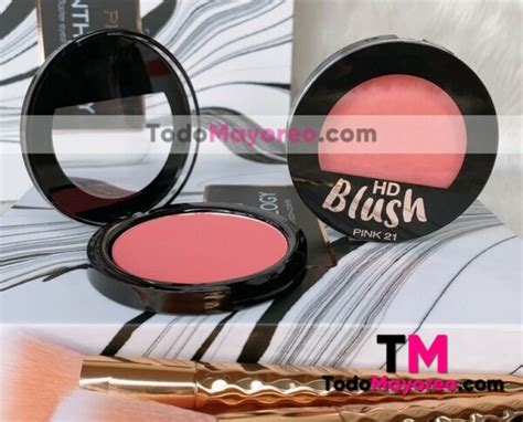 Caja 24 Piezas Rubor Hd Blush Pink21 3 Tonos Distintos Gama A M1810