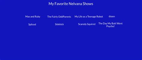 My Favorite Nelvana Shows by jrg2004 on DeviantArt