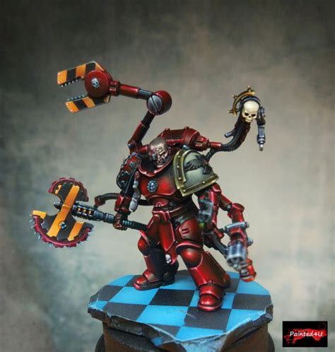 Primaris Blood Ravens Techmarine Conversion By Risk Putty Paint