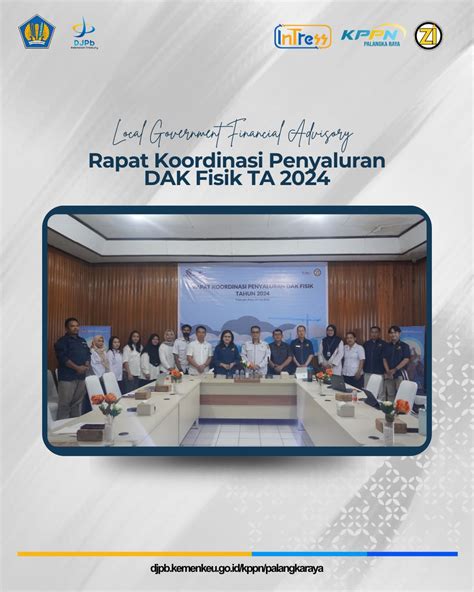 KPPN Palangkaraya Selenggarakan Rapat Koordinasi Penyaluran DAK Fisik