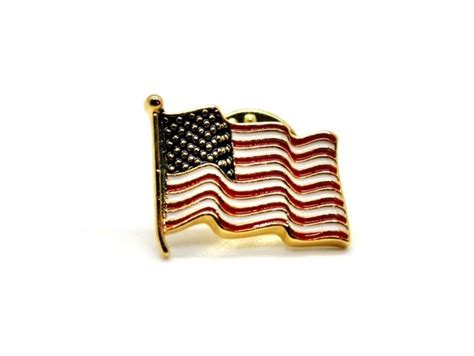 American Flag Lapel Pins Made In The U S A With Several Styles