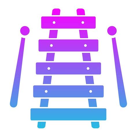 Premium Vector Xylophone Icon