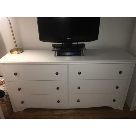 Prepac Monterey Drawer White Dresser Aptdeco