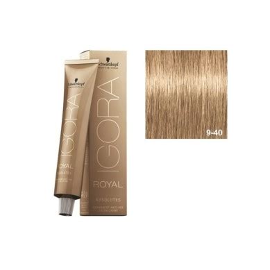 Schwarzkopf Tinte Igora Royal Absolutes Rubio Muy Claro Beige