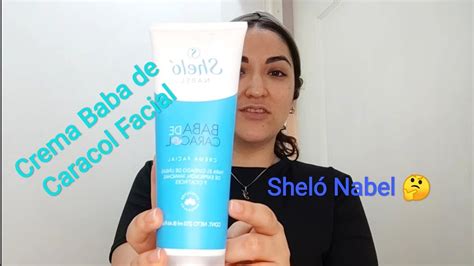 Crema Baba De Caracol Facial De Shel Nabel Youtube