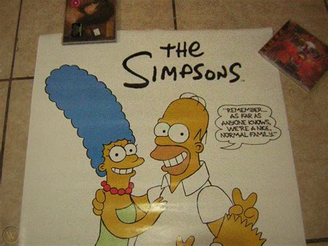 THE SIMPSONS POSTER FAMILY VINTAGE 1989 VINTAGE MATTHEW GROENING #133 ...