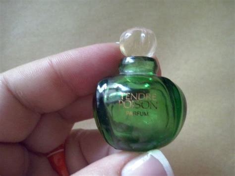 Miniature Perfume Bottle Green Bottle Tendre Poison Etsy Perfume Bottles Perfume Green Bottle