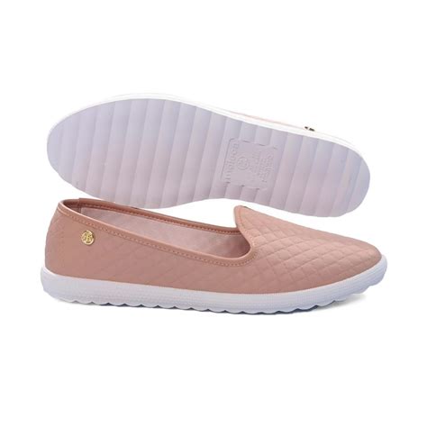 Tênis Sapatilha Moleca Slip On Feminino Nude GODIVA CALÇADOS