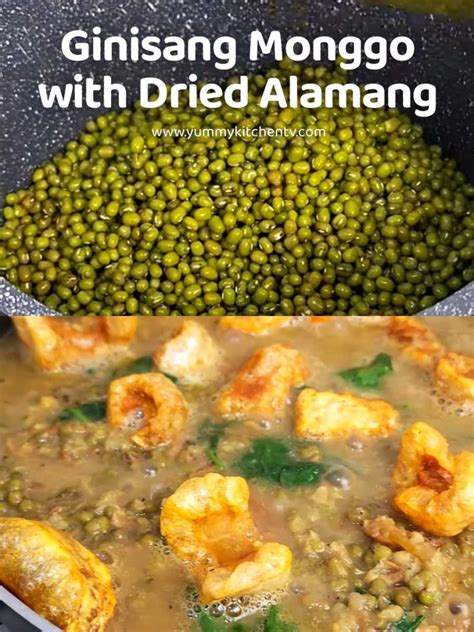 Ginisang Monggo With Dried Alamang Yummy Kitchen