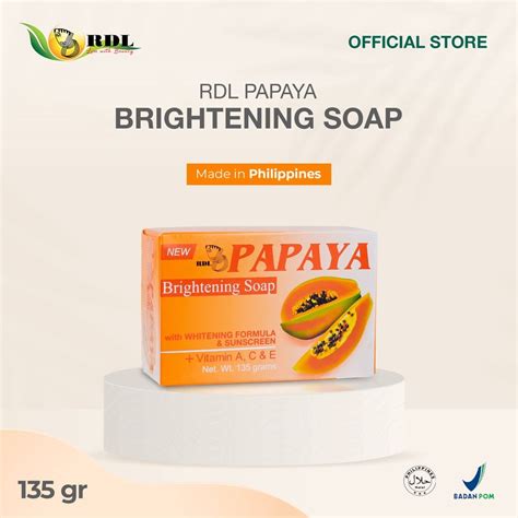 Rdl Sabun Papaya Sabun Wajah Extract Brightening Lazada Indonesia