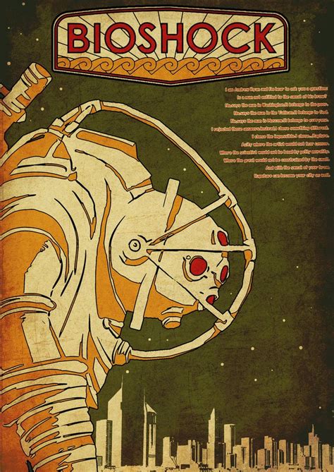 Bioshock Posters Bioshock Retro Futurism Bioshock Art