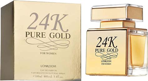 Lonkoom 24K Pure Gold For Women 3 4 Oz EDP Spray Amazon Au Beauty