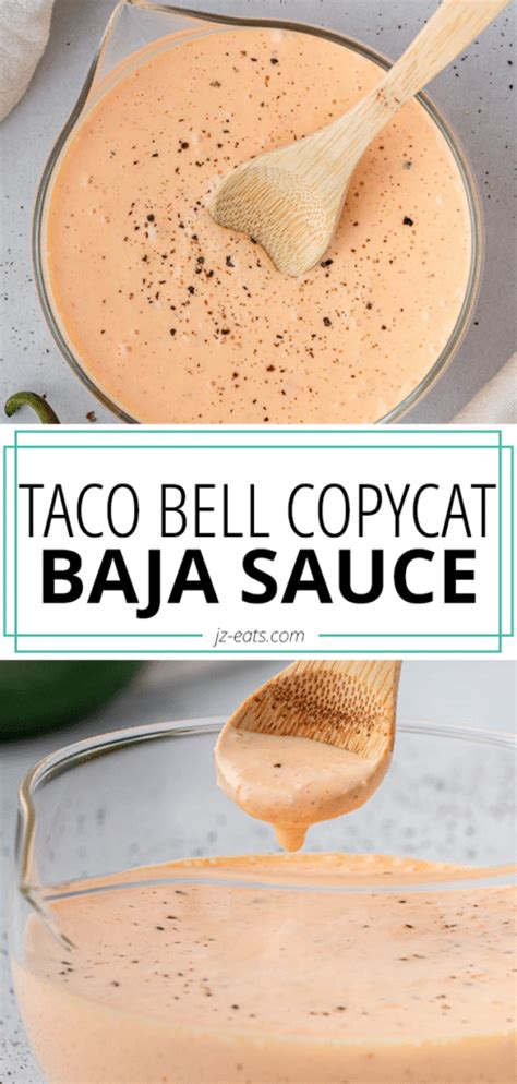 Creamy Baja Sauce Recipe Taco Bell Copycat Jz Eats