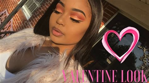 Soft Pink Valentines Day Look I Morphe 35o2 Second Nature Palette