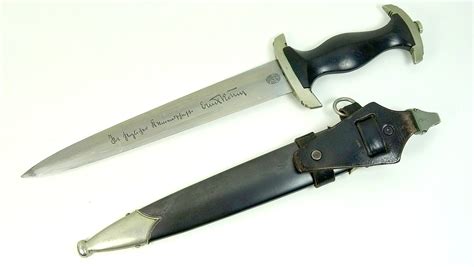 Wittmann Militaria C Ss Dagger With Full Roehm Inscription By