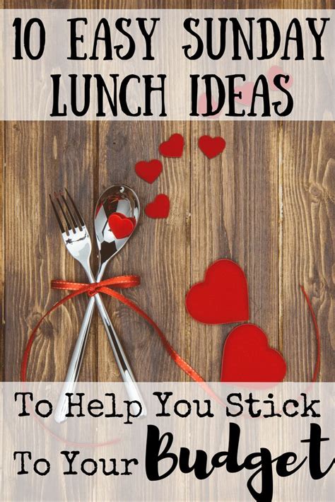 10 Quick and Frugal Sunday Lunch Ideas | Sunday lunch, Lunch, Frugal