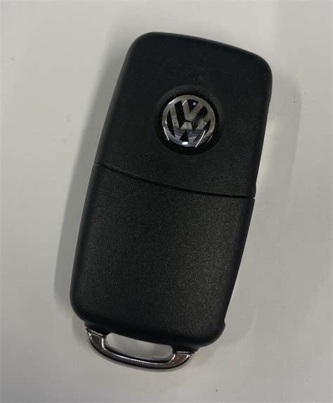 VOLKSWAGEN 3 BUTTON REMOTE FLIP KEY FOB GOLF POLO ETC TESTED 5K0 837