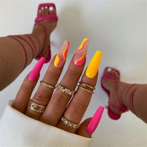 49 Bright Neon Nail Designs And Neon Nail Colors For Your Next Mani