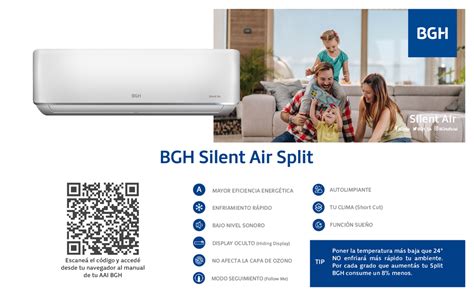 Split BGH Silent Air 5500Fr On Off RH INGENIERIA