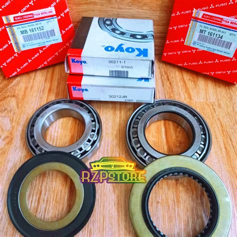 Bearing Set Roda Belakang Luar Dalam Seal Roda Canter PS 100 120 125