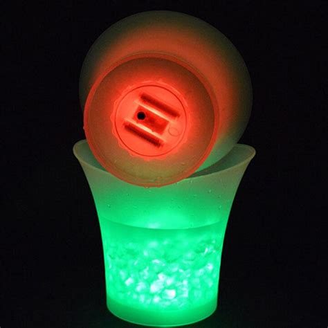 Buy Pretty Round L Luminous Led Ice Bucket Champagne Wine Drink Beer