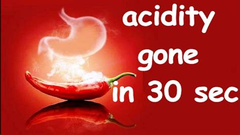 Home Remedy For Acidity And Heartburn Acidity Gone In 30 Sec Kill