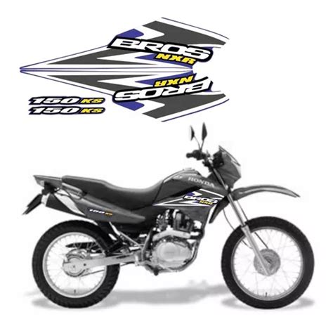 Kit Adesivos Honda Nxr Bros Ks Azul Parcelamento Sem Juros